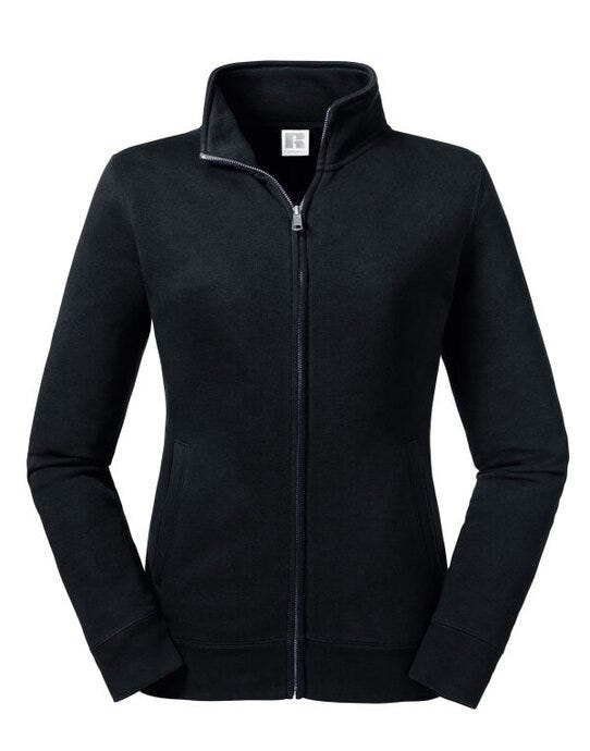 Russell Athletic R267F Russell Ladies Authentic Sweat Jacket - Black