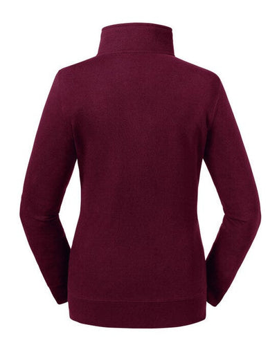 Russell Athletic R267F Russell Ladies Authentic Sweat Jacket - Burgundy