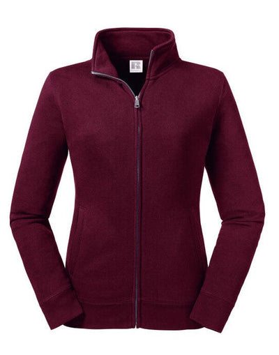 Russell Athletic R267F Russell Ladies Authentic Sweat Jacket - Burgundy