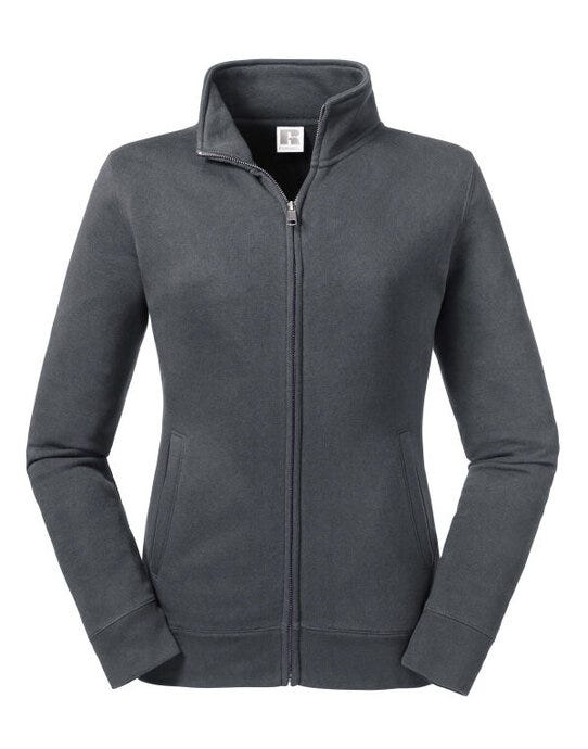 Russell Athletic R267F Russell Ladies Authentic Sweat Jacket - Convoy Grey