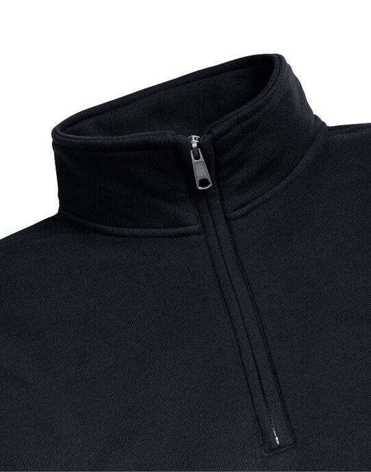 Russell Athletic R270M Russell Authentic 1/4 Zip Sweat - Black