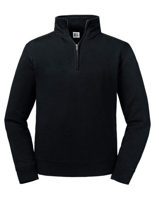 Russell Athletic R270M Russell Authentic 1/4 Zip Sweat - Black