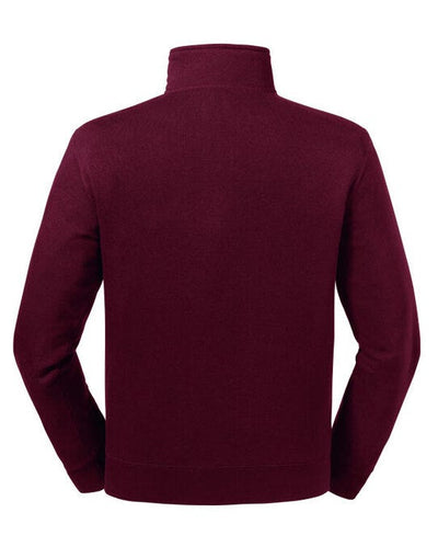 Russell Athletic R270M Russell Authentic 1/4 Zip Sweat - Burgundy