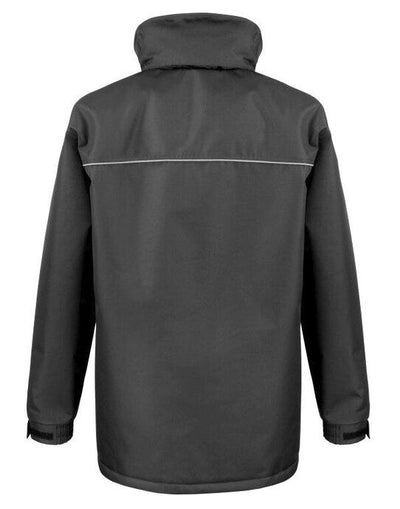 Result Work-Guard R301X Result Workguard Sabre Long Coat - Black