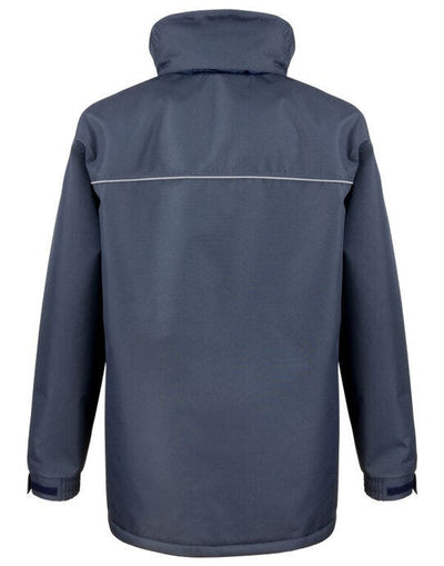 Result Work-Guard R301X Result Workguard Sabre Long Coat - Navy