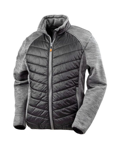 Result Work-Guard R314X Result Workguard Elevator Jacket - Black/Grey Marl