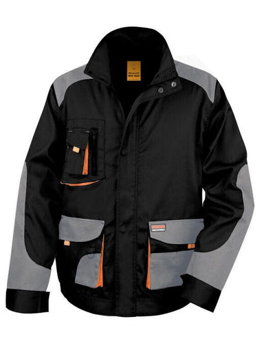 Result Work-Guard R316X Result Workguard Lite Jacket - Black/Grey/Orange