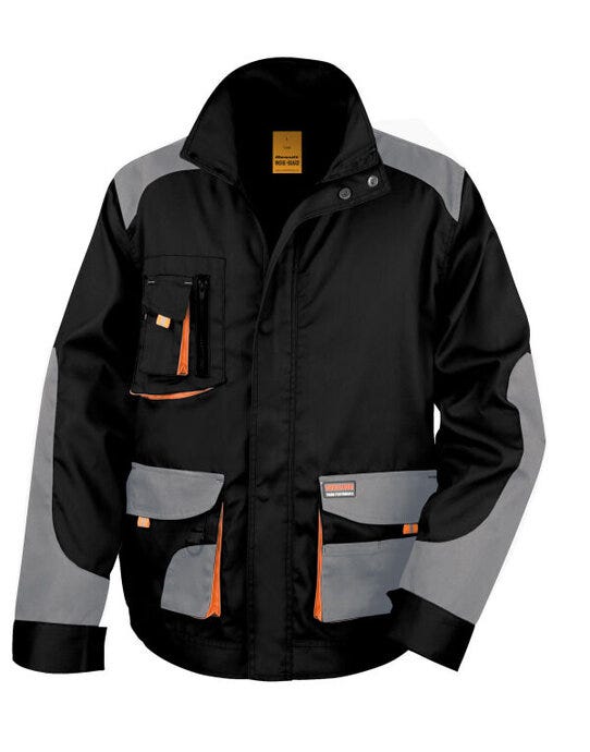 Result Work-Guard R316X Result Workguard Lite Jacket - Black/Grey/Orange