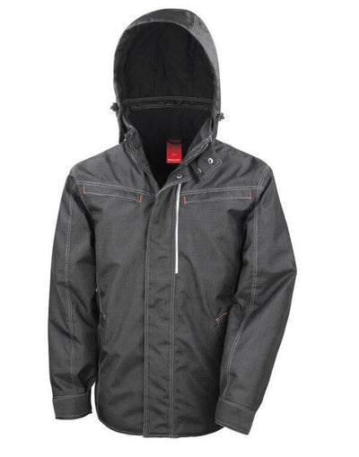 Result Work-Guard R326X Result Workguard Denim Texture Jacket - Black