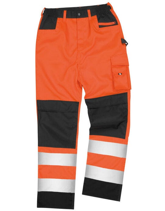 Result Safeguard R327X Result Safe-Guard Safety Cargo Trousers - Hi Vis Orange