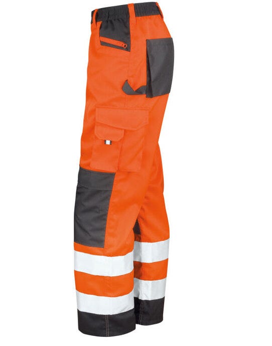 Result Safeguard R327X Result Safe-Guard Safety Cargo Trousers - Hi Vis Orange