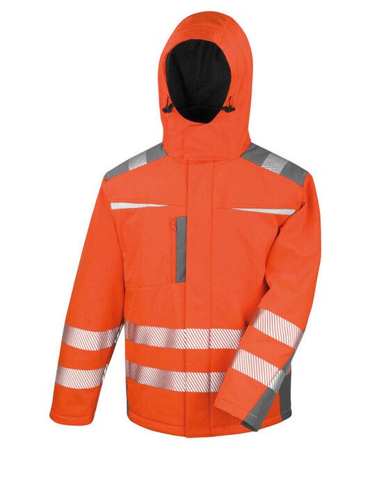 Result Safeguard R331X Dynamic Softshell Coat - Fluorescent Orange
