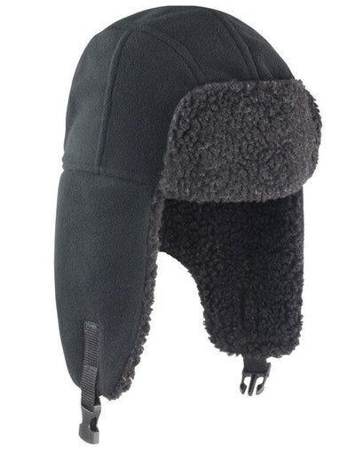 Result Winter Essentials R358X Result Winter Thinsulate Sherpa Hat - Black
