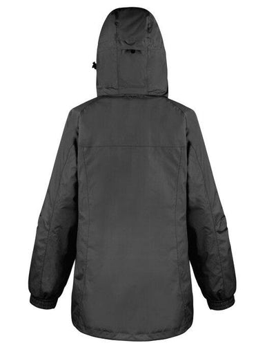 Result R400F Womens 3 In 1 Journey Jacket - Black/Black
