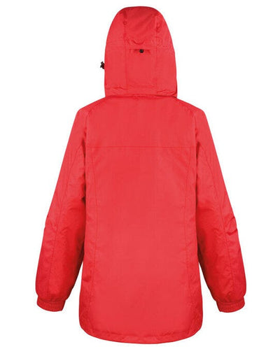 Result R400F Womens 3 In 1 Journey Jacket - Red/Black