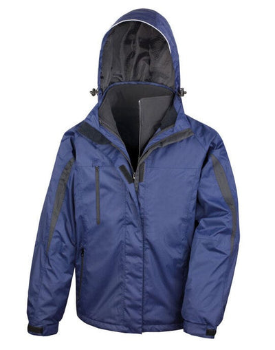 Result R400M Mens 3 In 1 Journey Jacket - Navy/Black