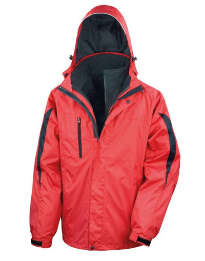 Result R400M Mens 3 In 1 Journey Jacket - Red/Black