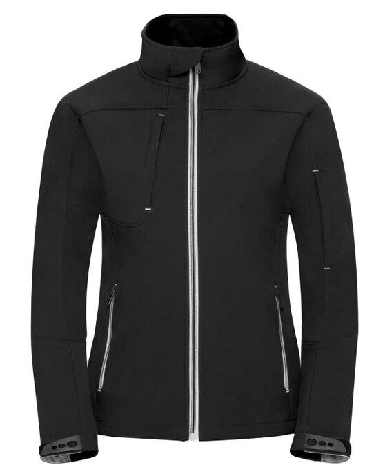 Russell Athletic R410F Russell Ladies Bionic Softshell Jacket - Black