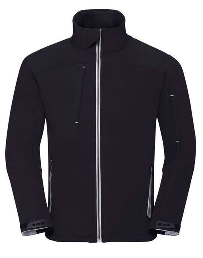 Russell Athletic R410M Russell Mens Bionic Softshell Jacket - French Navy