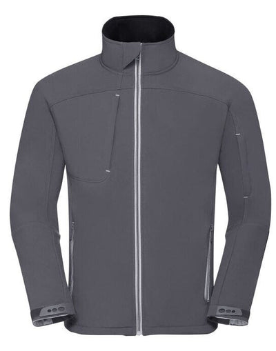 Russell Athletic R410M Russell Mens Bionic Softshell Jacket - Iron Grey