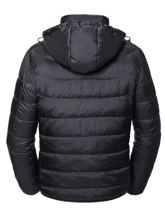 Russell Athletic R440M Russell Mens Hooded Nano Jacket - Black
