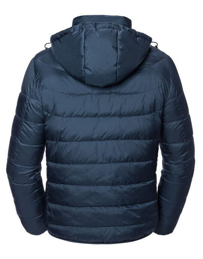 Russell Athletic R440M Russell Mens Hooded Nano Jacket - French Navy