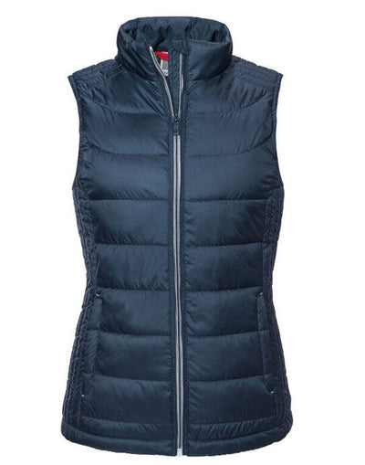 Russell Athletic R441F Russell Ladies Nano Bodywarmer - French Navy