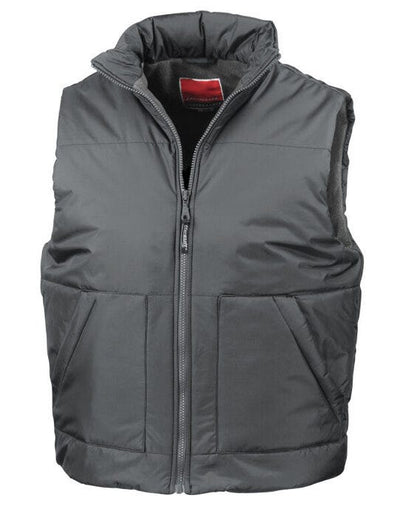 Result R44X Fleece Lined Bodywarmer - Dark Grey