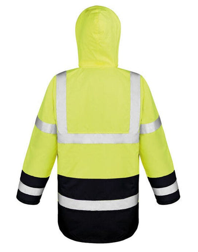 Result Safeguard R452X Moterway 2-Tone Coat - Fluorescent Yellow/Black