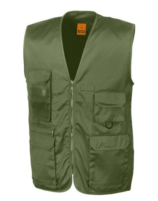 Result Work-Guard R45X Result Workguard Safari Waistcoat - Lichen