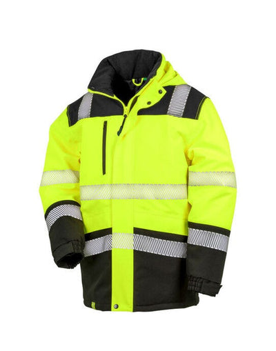 Result Safeguard R475X Result SGuard Extreme Tech Safety Coat - Fluorescent Yellow/Black