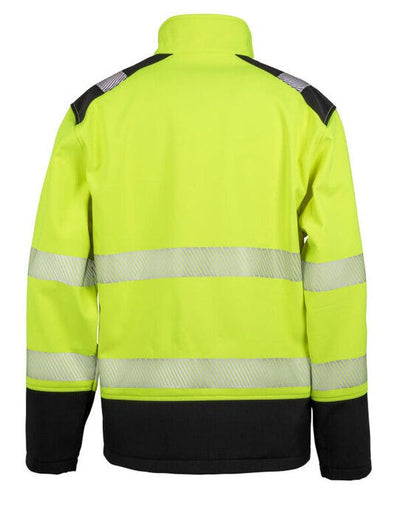 Result Safeguard R476X Ripstop Safety Softshel - Fluorescent Yellow/Black