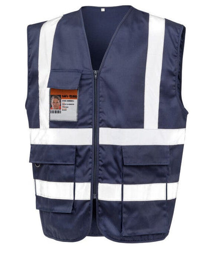 Result Work-Guard R477X Result Workguard Heavyduty Security Vest - Navy