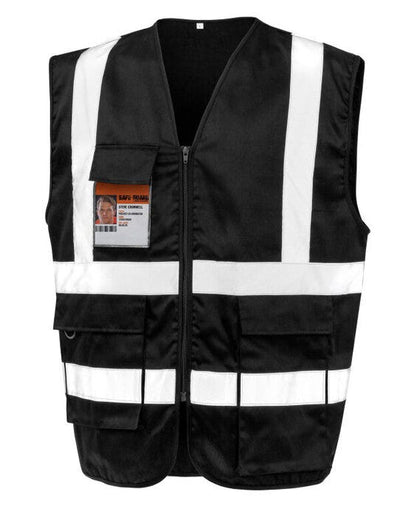 Result Work-Guard R477X Result Workguard Heavyduty Security Vest - Black