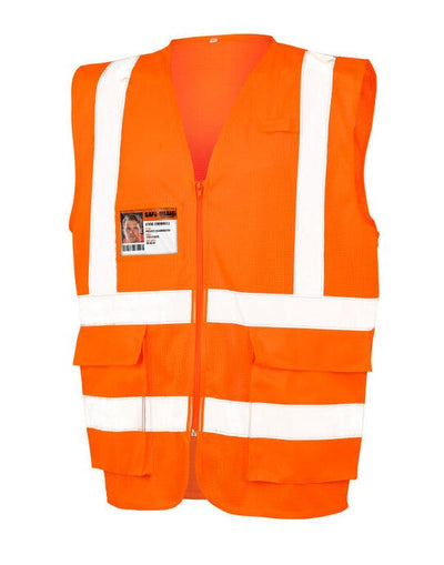 Result Safeguard R479X Result Sguard Exec Cool Mesh Safety Vest - Fluoresent Orange