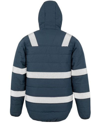 Result Recycled R500X Result Rcycled Ripstop Padded Safety Jkt - Navy
