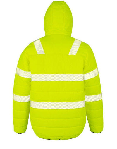 Result Recycled R500X Result Rcycled Ripstop Padded Safety Jkt - Fluoresent Yellow