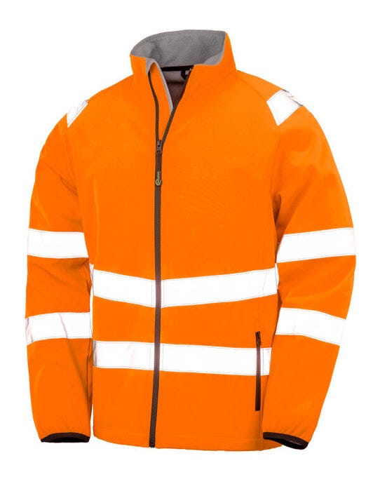 Result Recycled R505X Printable Safety S'shell - Fluoresent Orange
