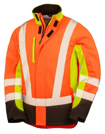 Result Recycled R506X 3-Layer 3-Tone S'Shell - Fluor Yellow/Fluor Orange/Black
