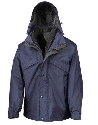 Result R68X 3 In 1 Zip and Clip Jacket - Navy