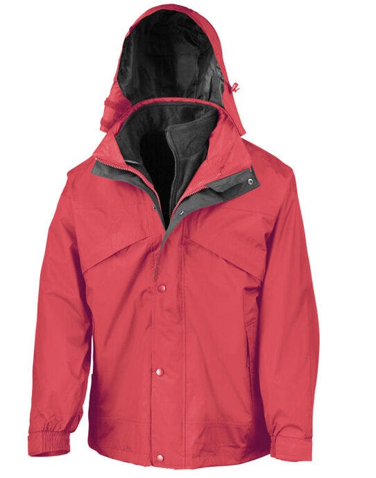 Result R68X 3 In 1 Zip and Clip Jacket - Red