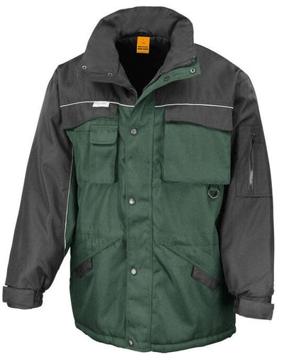 Result Work-Guard R72X Result Workguard Combo Coat - Bottle Green/Black