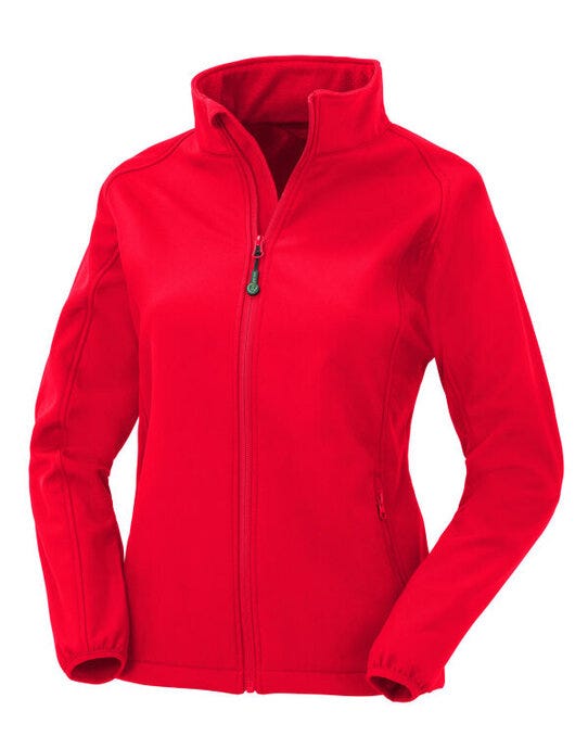 Result Recycled R901F Ladies Printable Softshe - Red