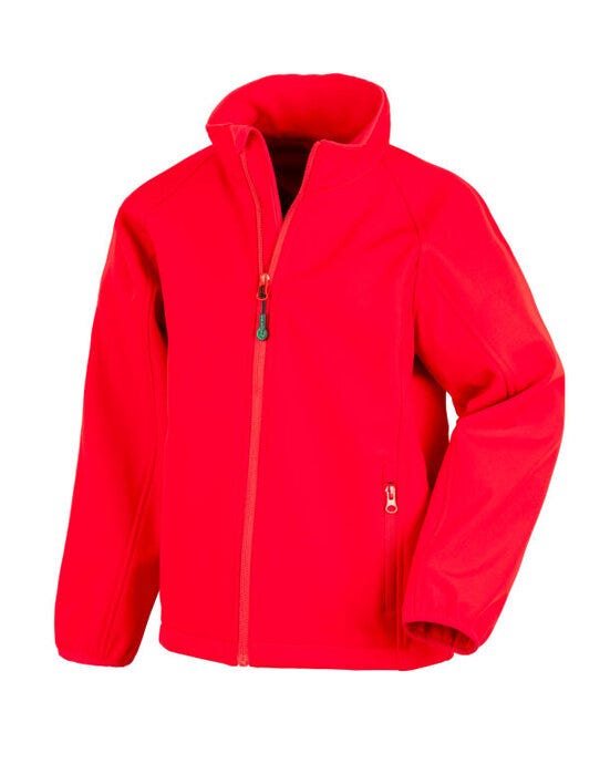 Result Recycled R901JY Jnr &amp; Youth Softshell - Red
