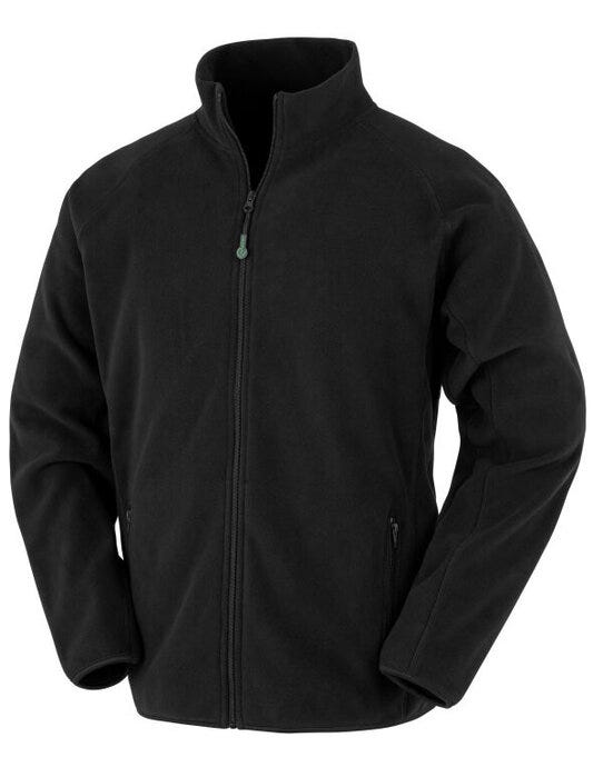 Result Recycled R903X Unisex Fleece Jacket - Black
