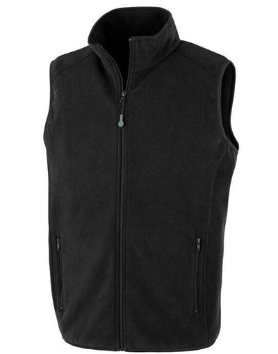 Result Recycled R904X Unisex Fleece Bodywarmer - Black