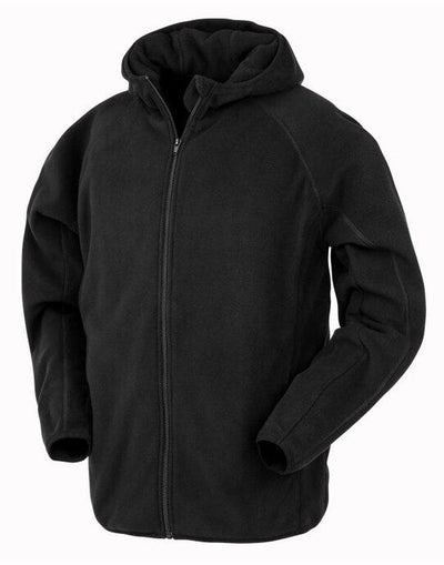 Result Recycled R906X Unisex Microfleece Jkt - Black