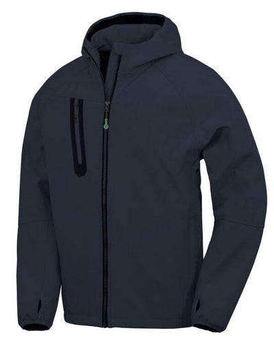 Result Recycled R909X Result 3-Layer Recycled Hooded Softshell - Navy/Navy