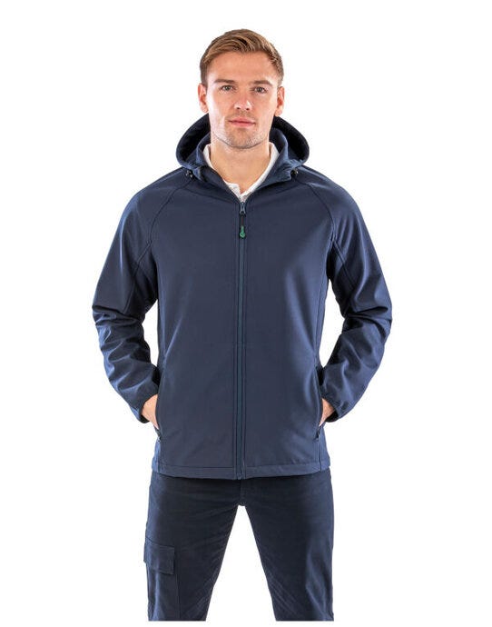 Result Recycled R911M Result Mens Recycled P'able Hood S'shell - Navy