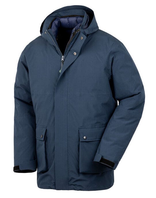 Result Recycled R920X 3in1 Padded Jacket - Navy